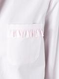 frilled detailing oxford shirt