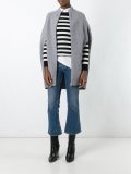 cocoon-style knit jacket
