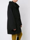 hooded trench coat