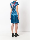 v-neck wrap dress