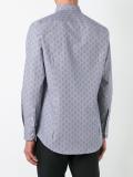 geometric print shirt