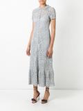 buttoned lace dress