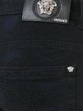 baroque pattern slim jeans