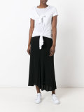 long asymmetric hem skirt