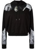 lace panels hoody