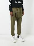 drop-crotch trousers