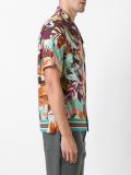 tropical print shirt