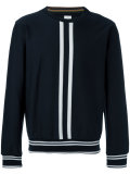 vertical stripe sweatshirt