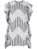 geometric print dress