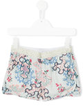 floral print shorts