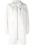 zip-up raincoat