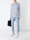 multi print sweatshirt