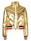 metallic padded jacket