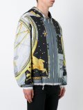 'Astrological' print windbreaker jacket