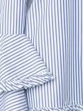 off-shoulders striped blouse