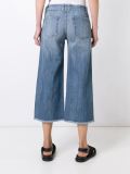 raw hem cropped jeans