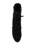 open toe ankle boots