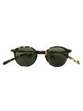 tortoiseshell round sunglasses