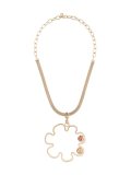 flower pendant necklace