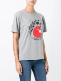 fox print T-shirt