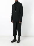 notched lapel coat 