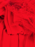 Valentino Garavani pleated and lace scarf