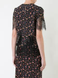 lace panel blouse