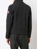 cropped funnel neck jacket