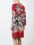 printed shift dress