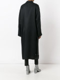 pointed lapels shift coat