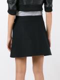 side zip A-line skirt