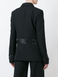 contrast panel blazer
