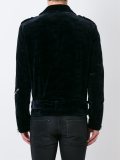 velvet biker jacket
