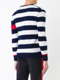 striped crew neck jumper