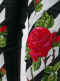 embroidered skinny jeans