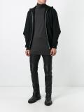 zipped hoodie