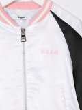 logo print jacket 
