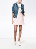 heart jacquard mini skirt