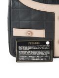 jacket motif chain shoulder bag