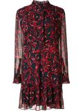 bow print dress
