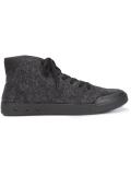 wool hi-top sneakers