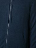 knitted zip hoodie