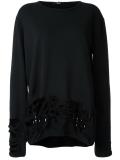 distressed overdyed sweatshirt