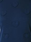 hearts motif knit dress