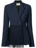 pleated panel blazer 