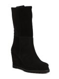 wedge mid-calf boots