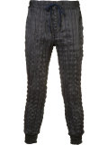 pleated track pants 