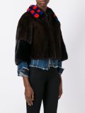 three-quarters sleeve cropped jacket