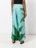 tropical print trousers 