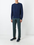 ribbed trim sweatshirt 